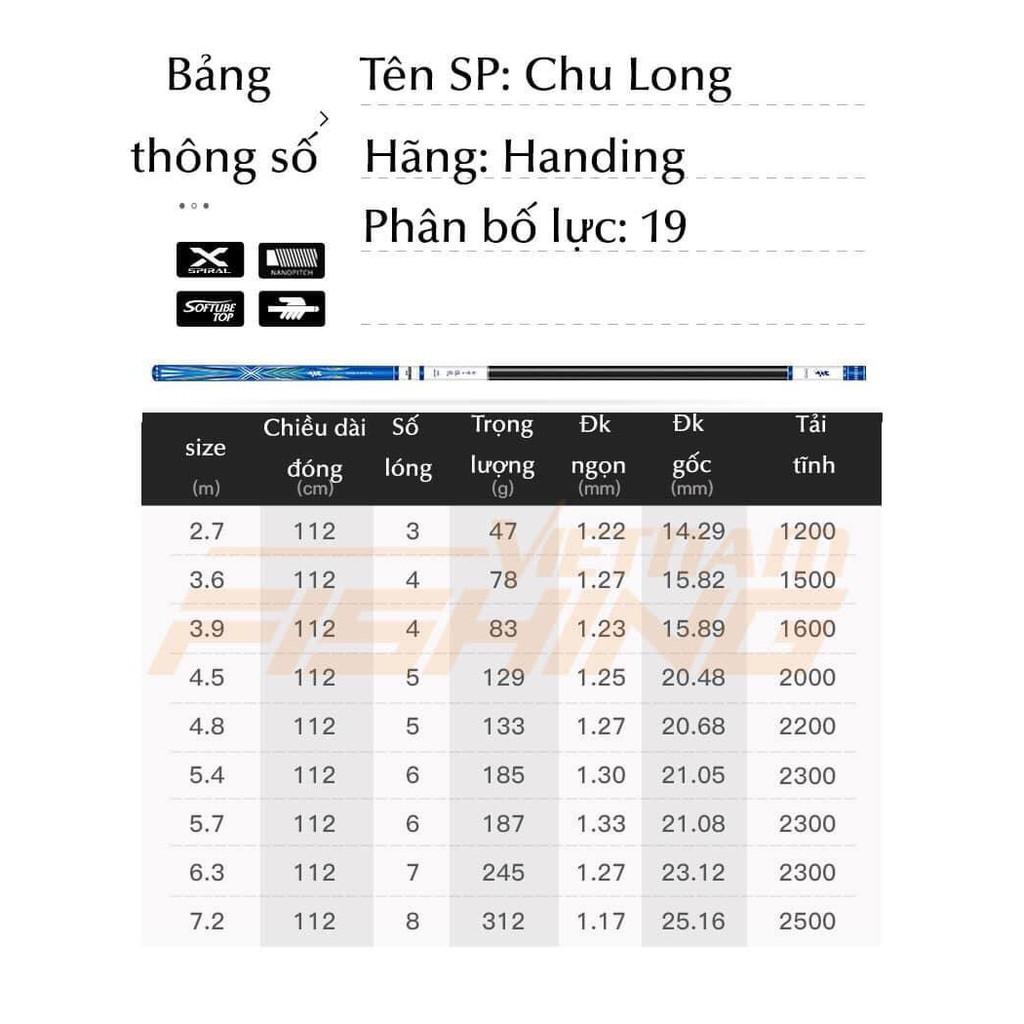 Cần câu tay Handing Chu Long 5H - Chu Long 5H