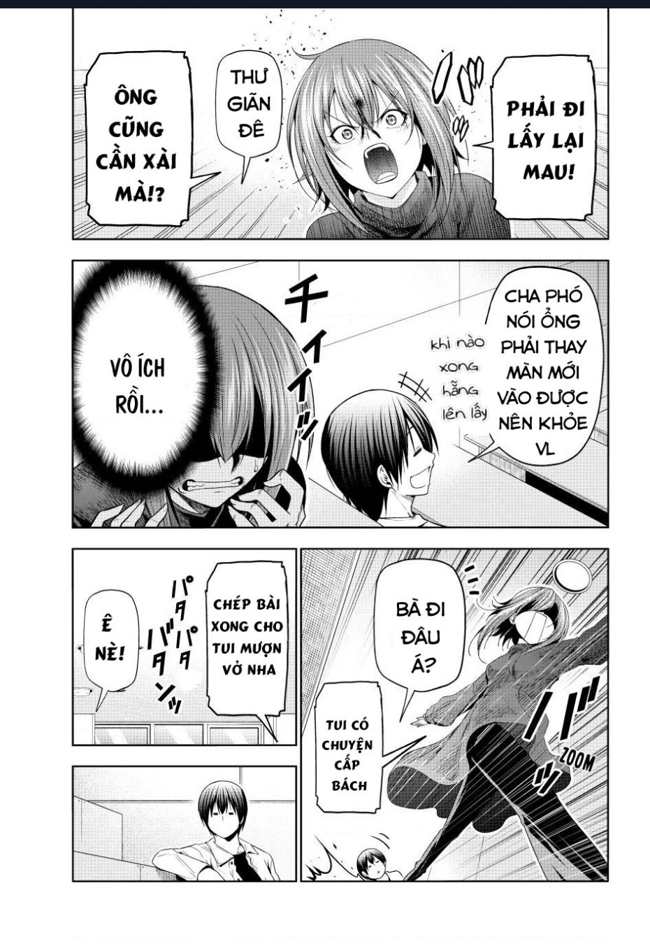 cô gái thích lặn - grand blue chapter 99 18