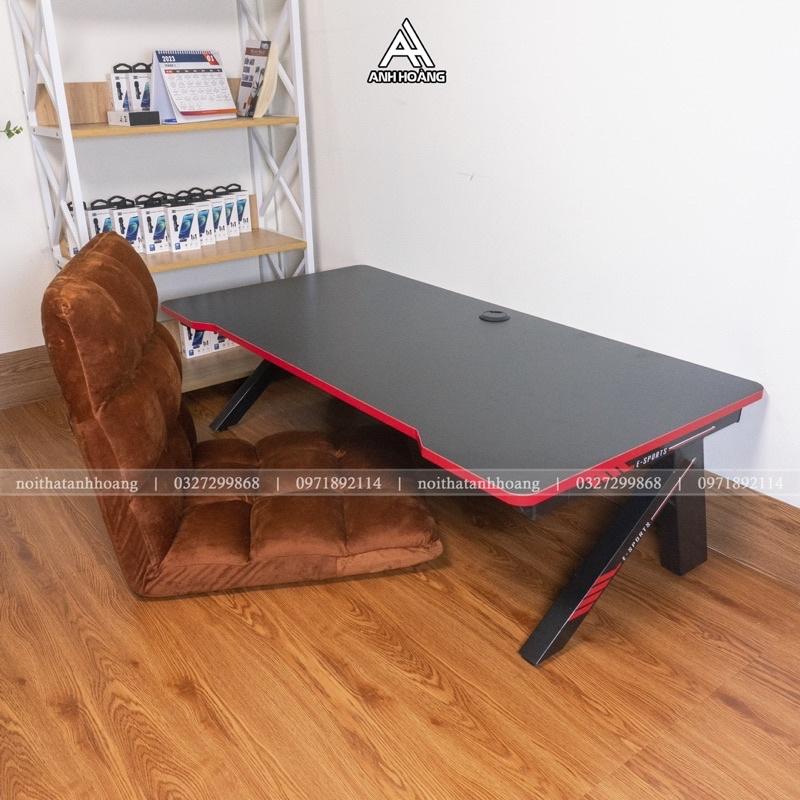 BÀN NGỒI BỆT GAMING CHỮ K CHÂN GẬP GỌN TIỆN LỢI BO CẠNH SIZE 120 x 60 x 35cm mới