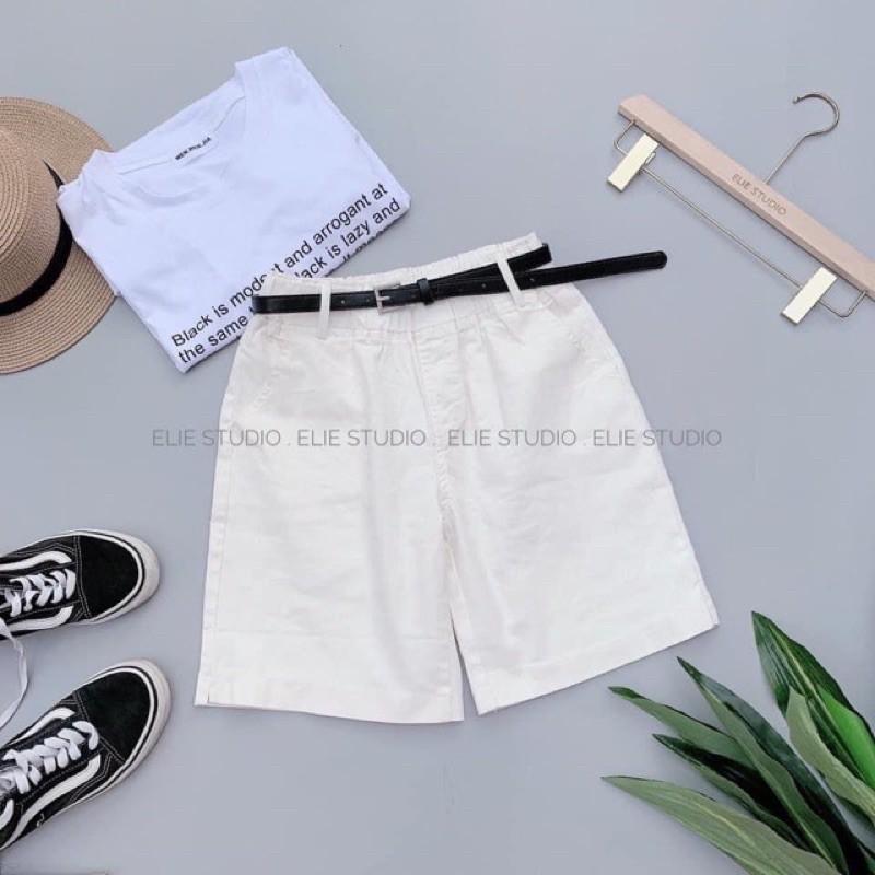 Quần đùi ngố kaki tím đủ màu hot trend ️️
