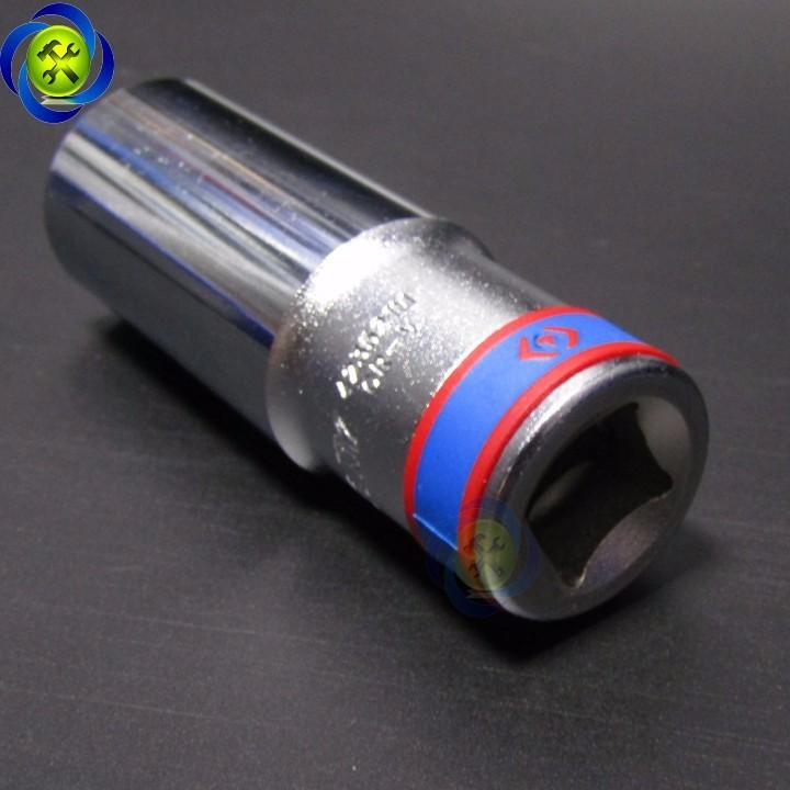 Tuýp 21mm 1/2 Kingtony 423521M loại dài 6 cạnh màu trắng