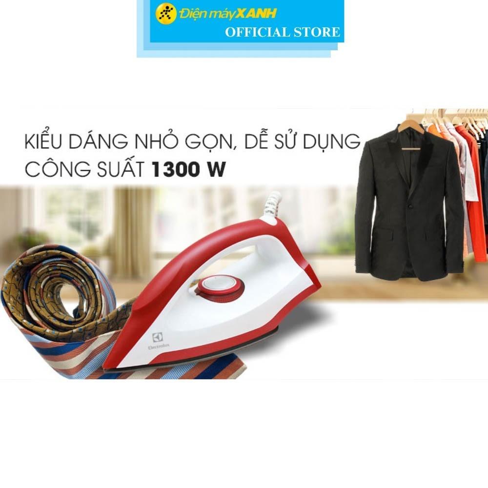 Bàn ủi khô Electrolux EDI1004 1300W - Hàng chính hãng - Hàng Chính Hãng