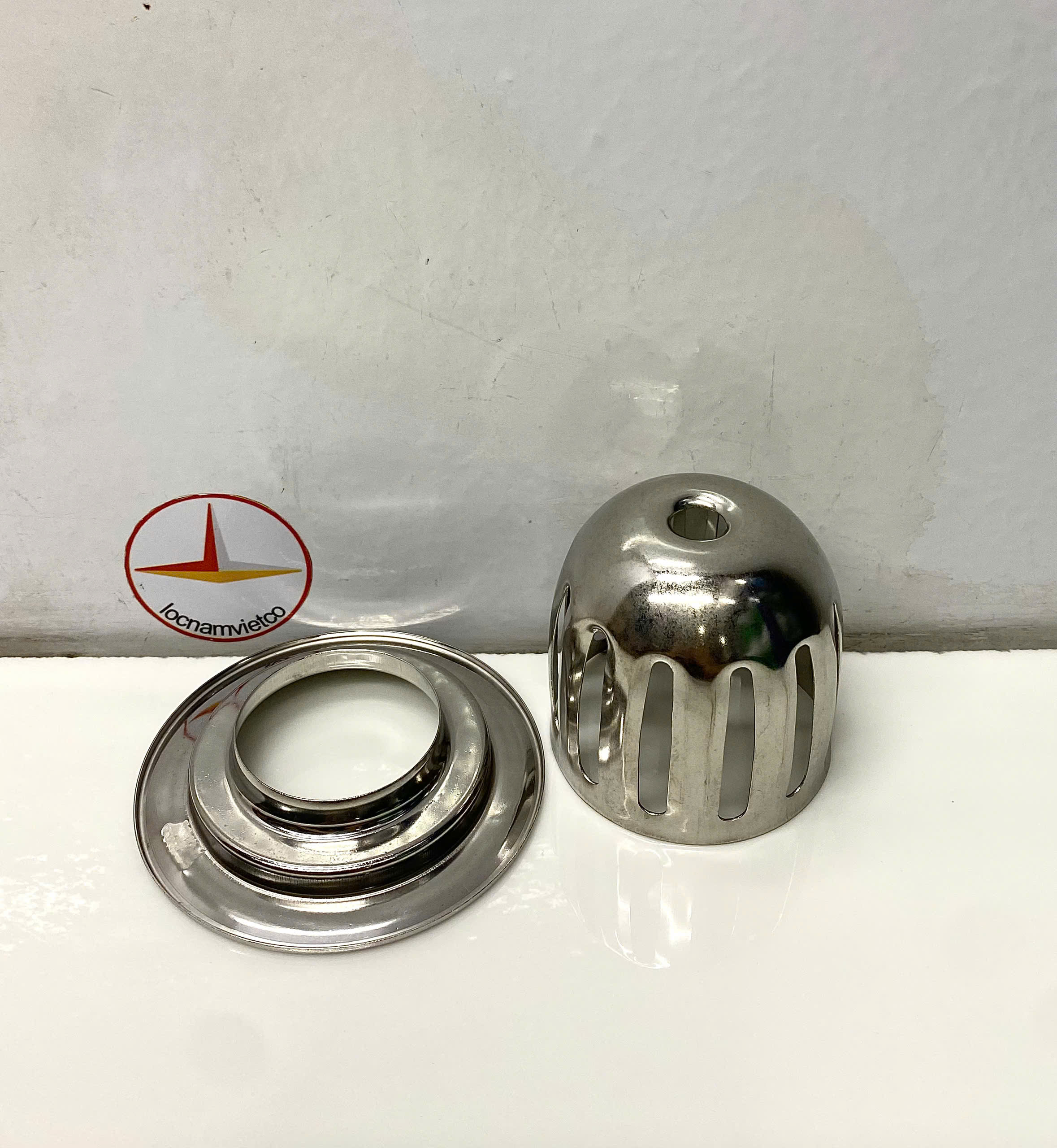 Thoát nước sân thượng Inox 304 Onspa 60mm tròn _ 110TC060