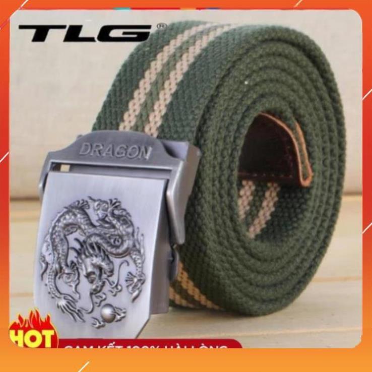 ️Deal Sốc️ Thắt lưng nam dù đầu rồng Đồ Da Thành Long 924 5 tặng 01 bút bi cao cấp TLG M 410