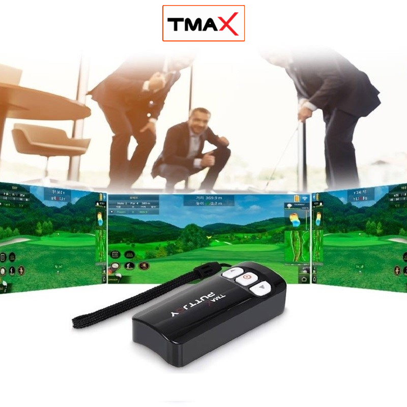 Thiết Bị Chơi Golf Mô Phỏng Cao Cấp Tại Nhà TMAX PUTTJOY: Nhỏ Gọn, App Chơi Golf Miễn Phí.