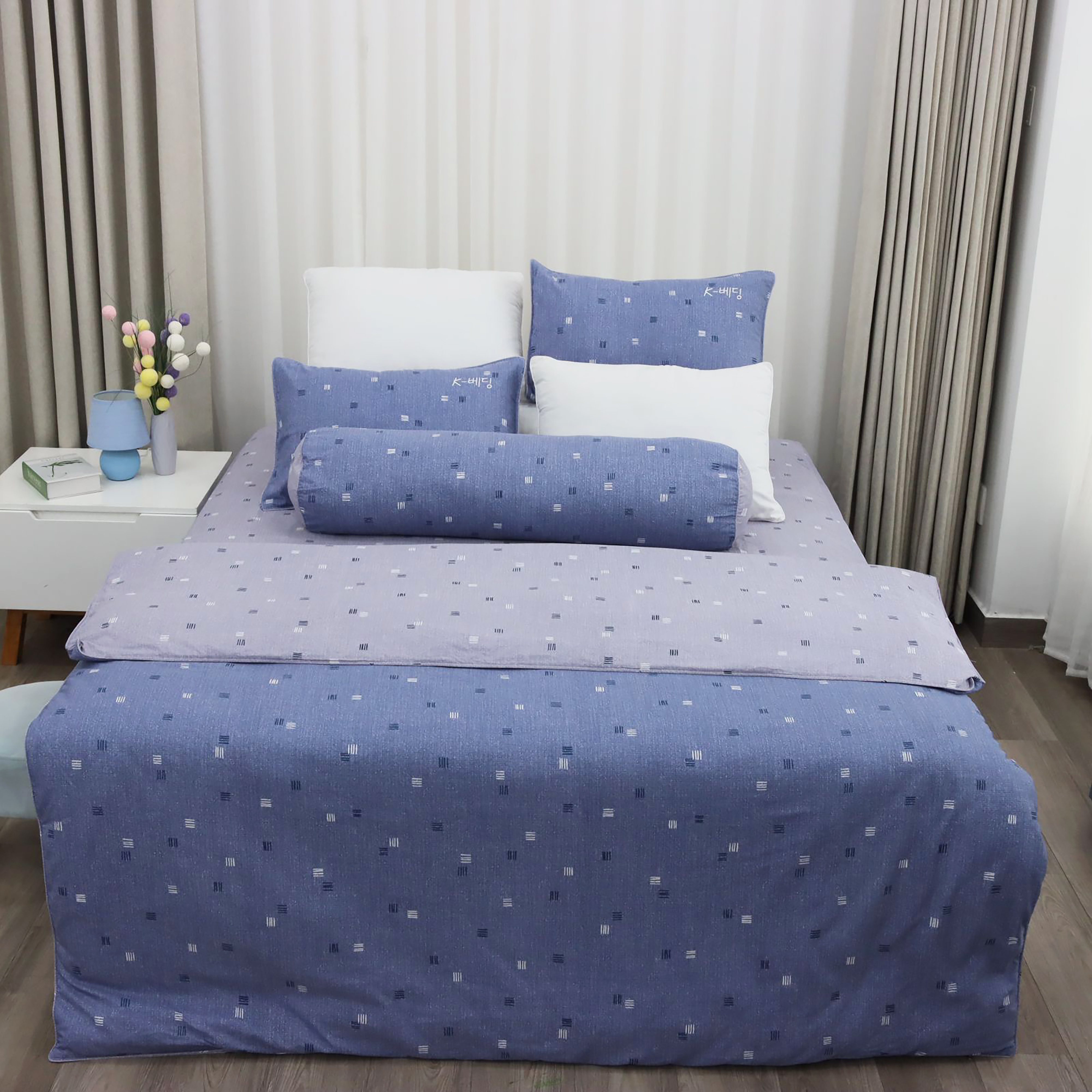 Bộ ga giường K-Bedding KMTP307 chất liệu Microtencel mềm mại, thoáng mát (KHÔNG BAO GỒM CHĂN)