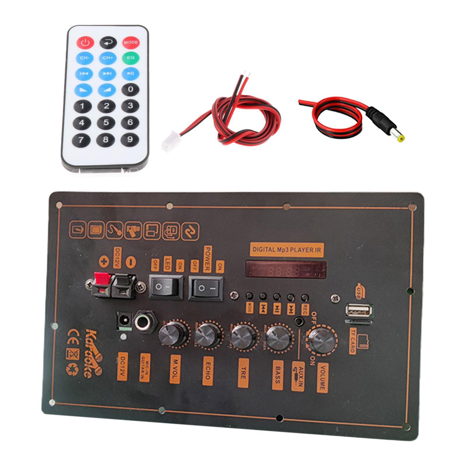 Audio Amplifier Board Dual Channel Support Microphone High Power HiFi Sound 30-120W Power Amplifier Board for Computers Notebooks Home Audio