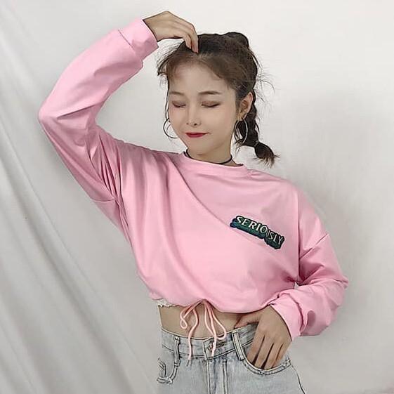 Áo Croptop Xinh Xắn Nữ Tính