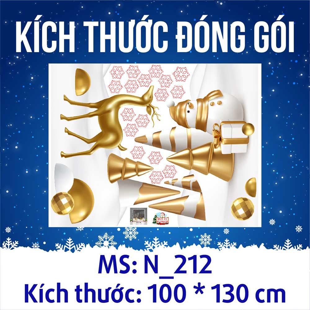 DECAL TRANG TRÍ GIÁNG SINH 2023 COMBO SỐ 9