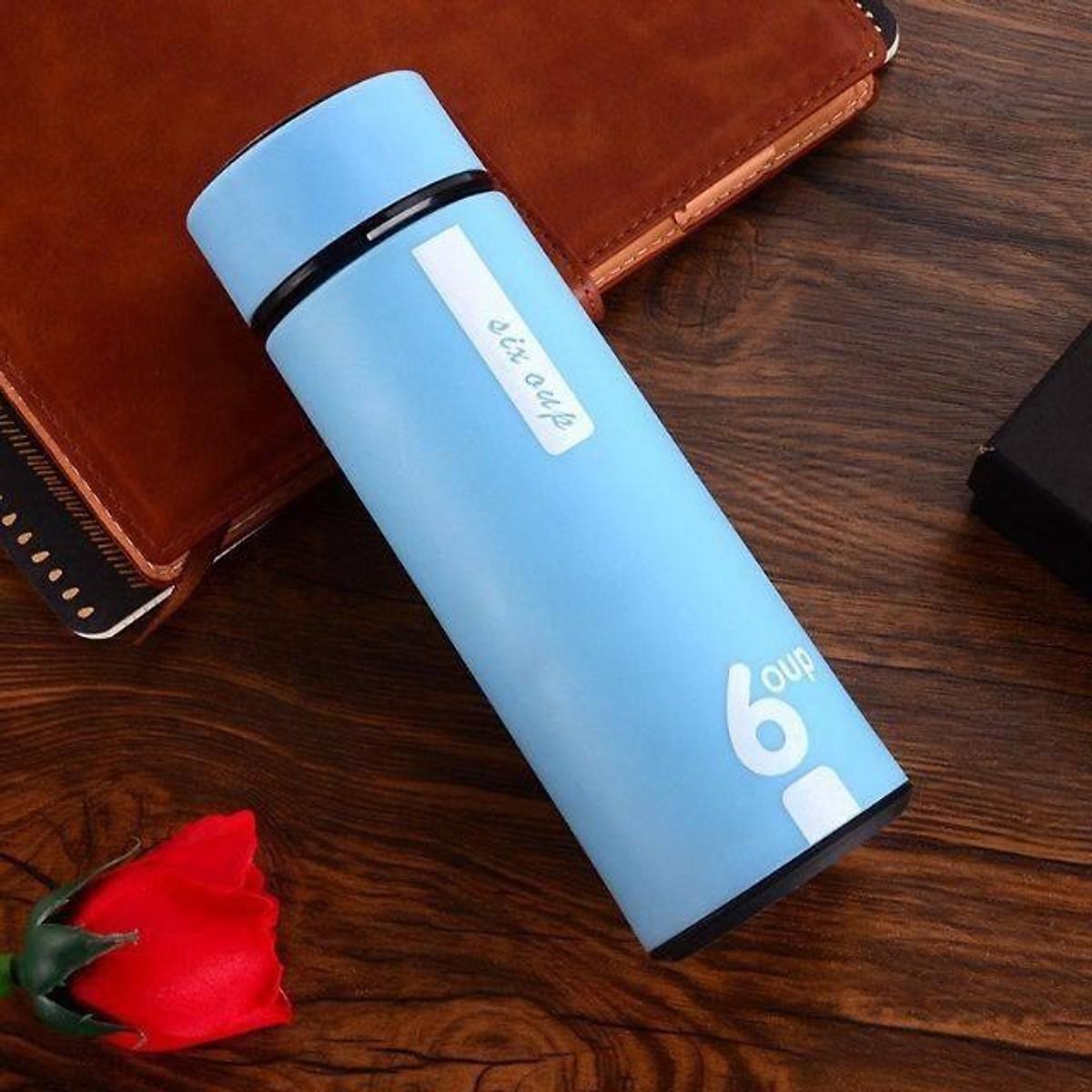Bình Đựng Nước Giữ Nhiệt Đa Năng Bọc Nhựa Chống Nóng An Toàn Tiện Dụng 450Ml - Giao Màu Ngẫu Nhiên - Hàng Loại 1