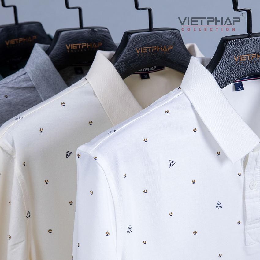 Áo Thun Polo Nam Trung Niên Tay Ngắn Có Túi Cao Cấp 30094 Việt Pháp