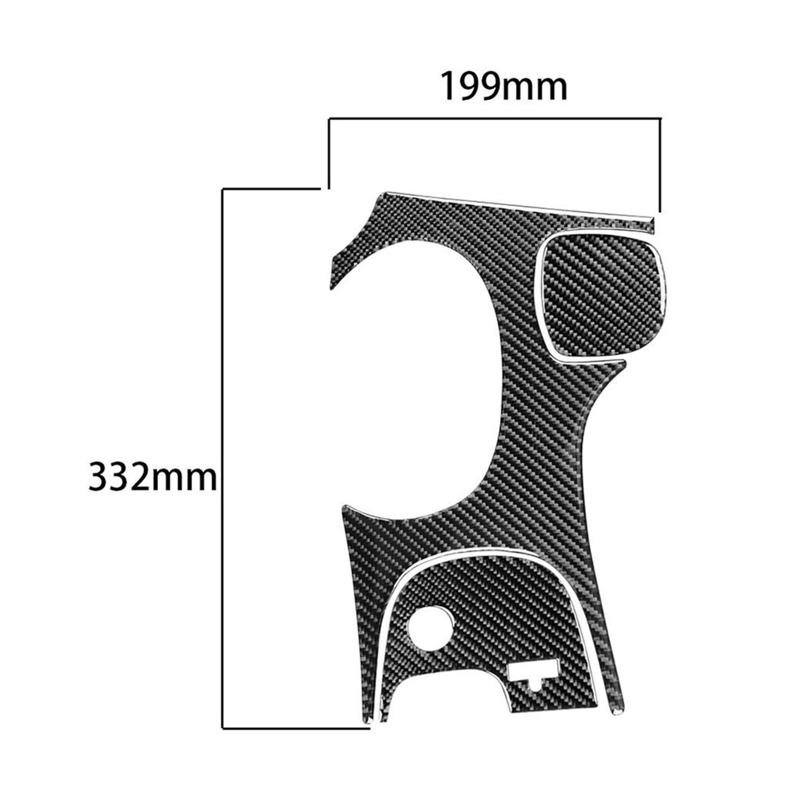 Car Gear Panel Cover Sticker Trim Direct Replaces Spare Parts for Scratch Resistant Easy Installation