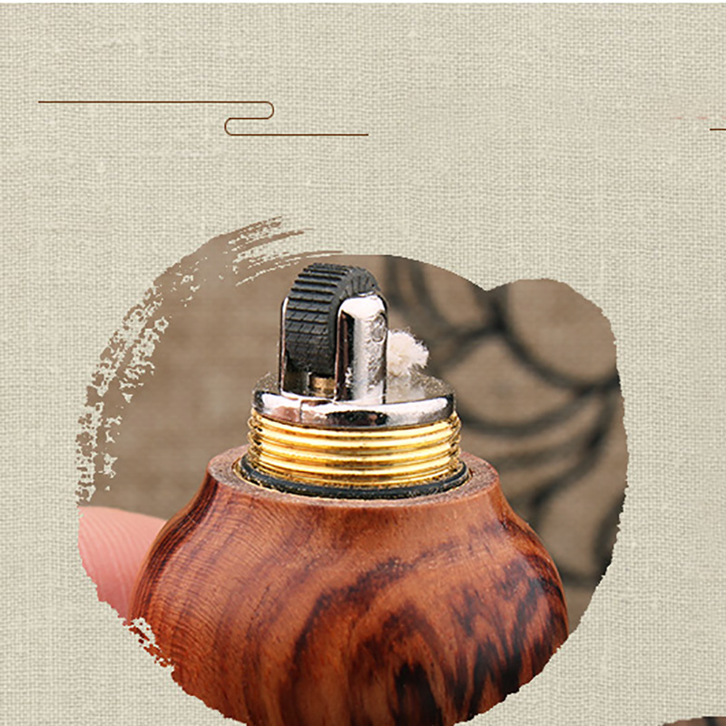 Hộp Quẹt Bật Lửa Xăng Đá Dolphin HY-633 Kiêm Móc Treo Hình Quả Bầu Hồ Lô Hút Tài Lộc Cực Đẹp