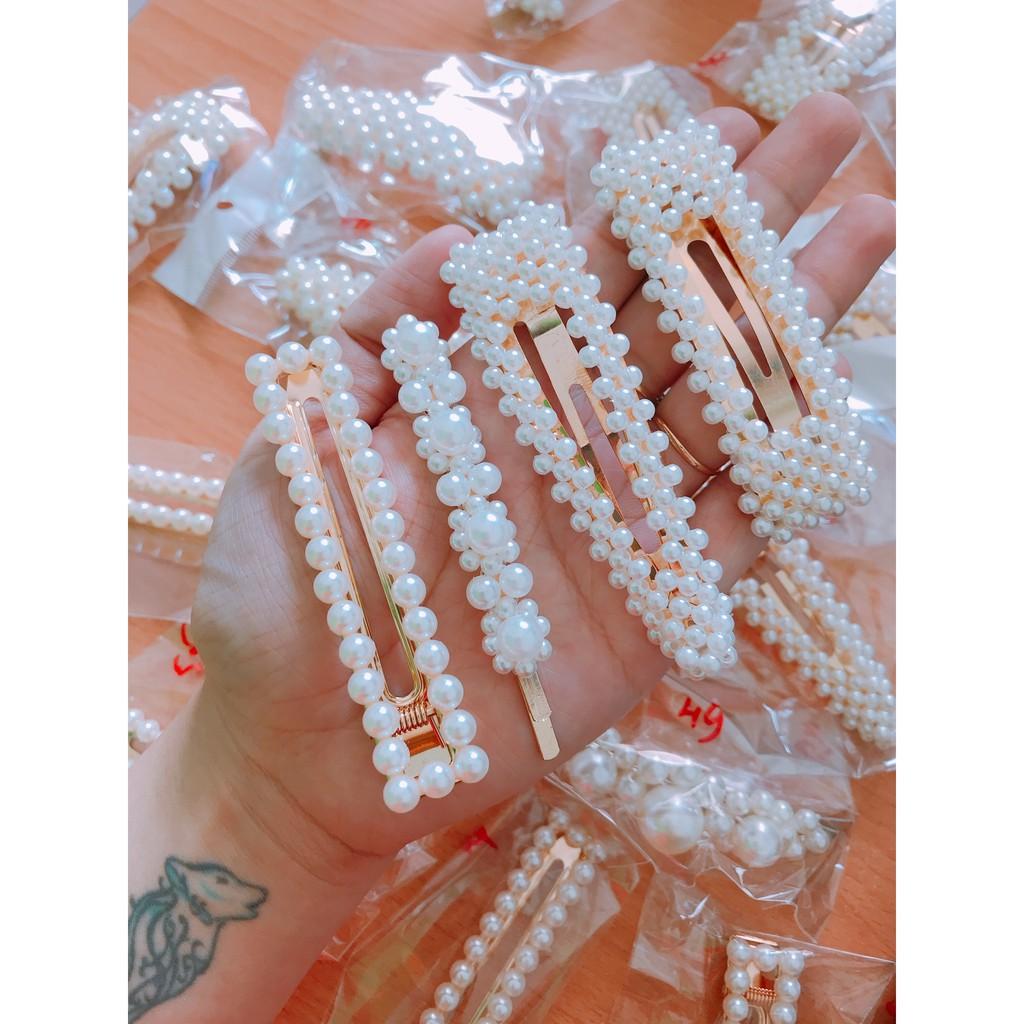COMBO 3 KẸP TÓC ĐÍNH ĐÁ NGỌC TRAI