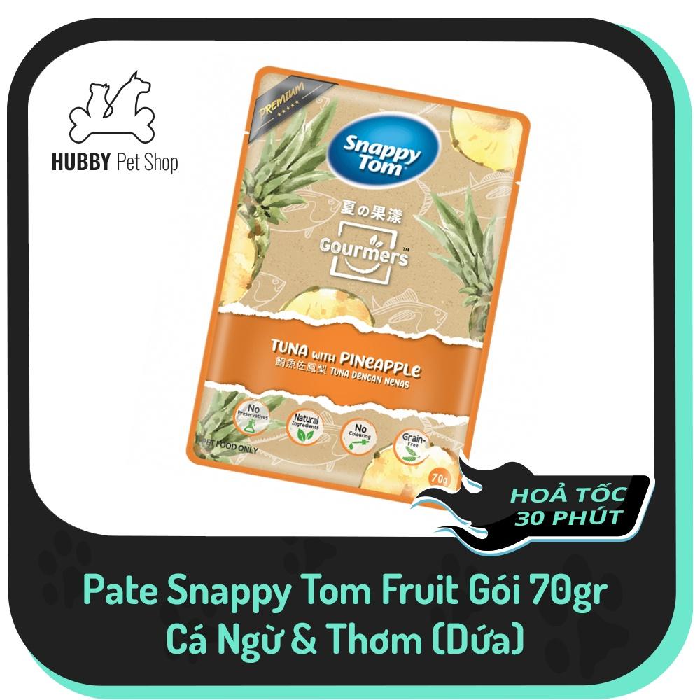 Pate Snappy Tom Premium Fruit 70g cho mèo, pate cho mèo, pate snappy tom trái cây Hubby Pet Shop