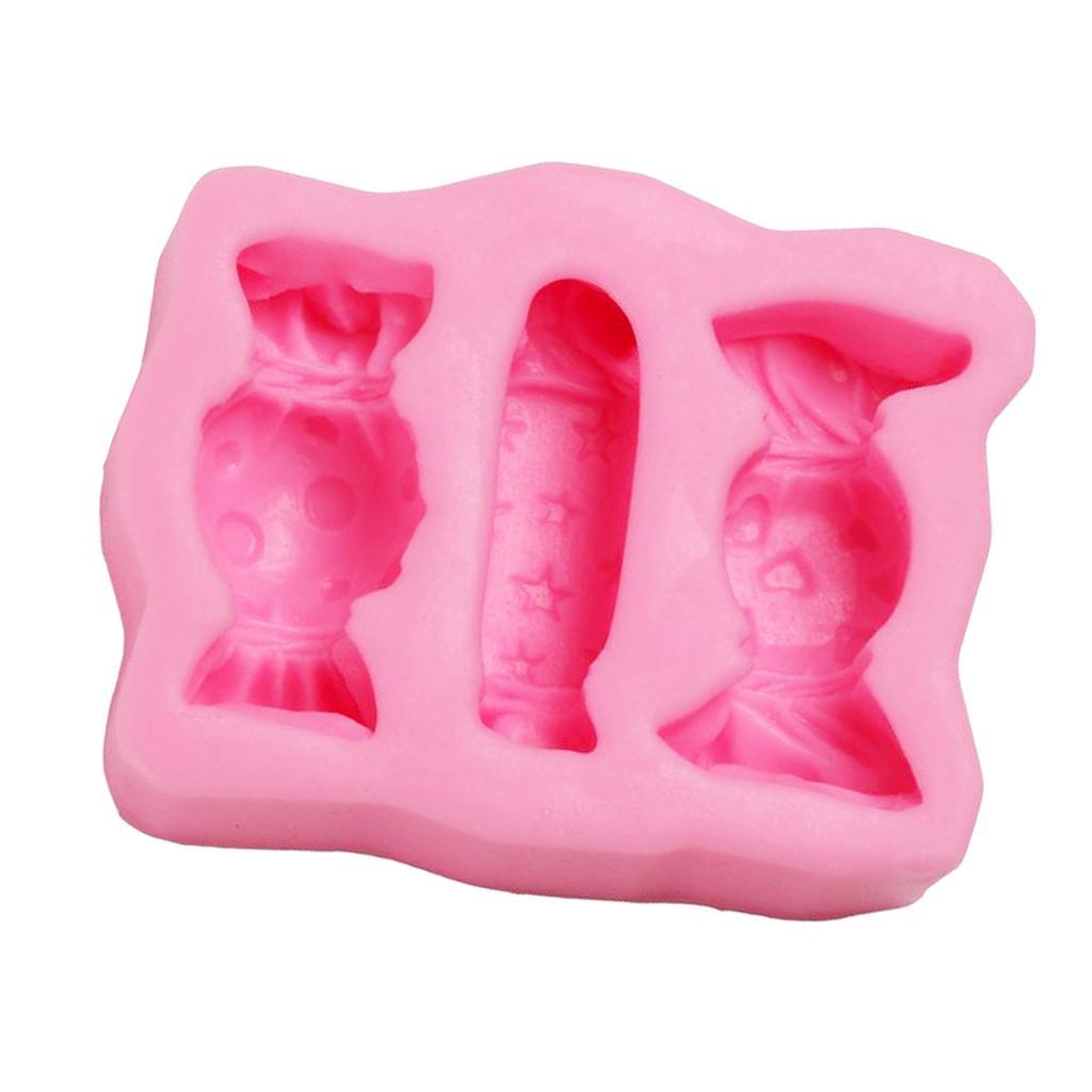 Candy Sweet DIY Fondant Cake Mould Silicone Baking Mold Cake Decoration Tray