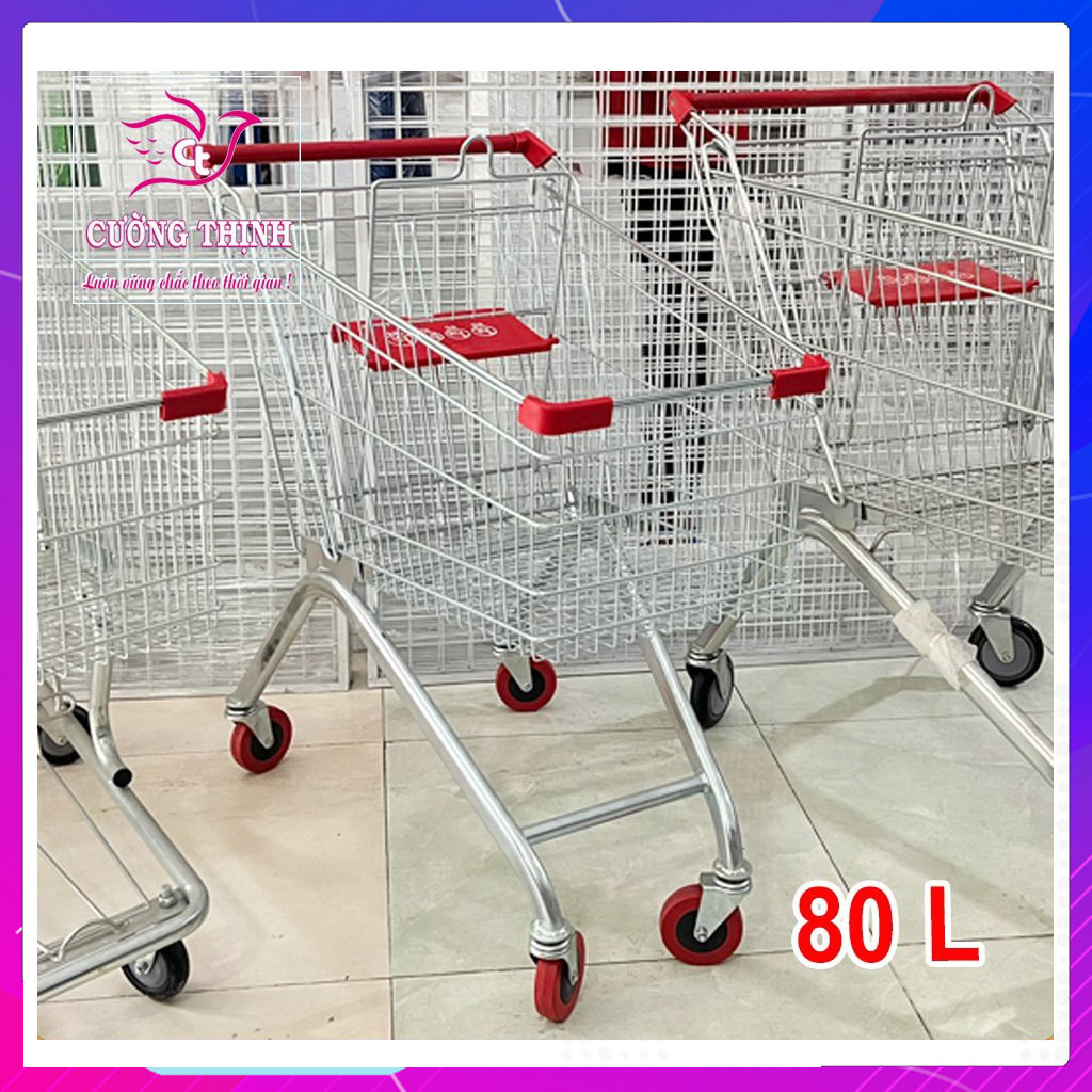 Xe đẩy siêu thị 80L