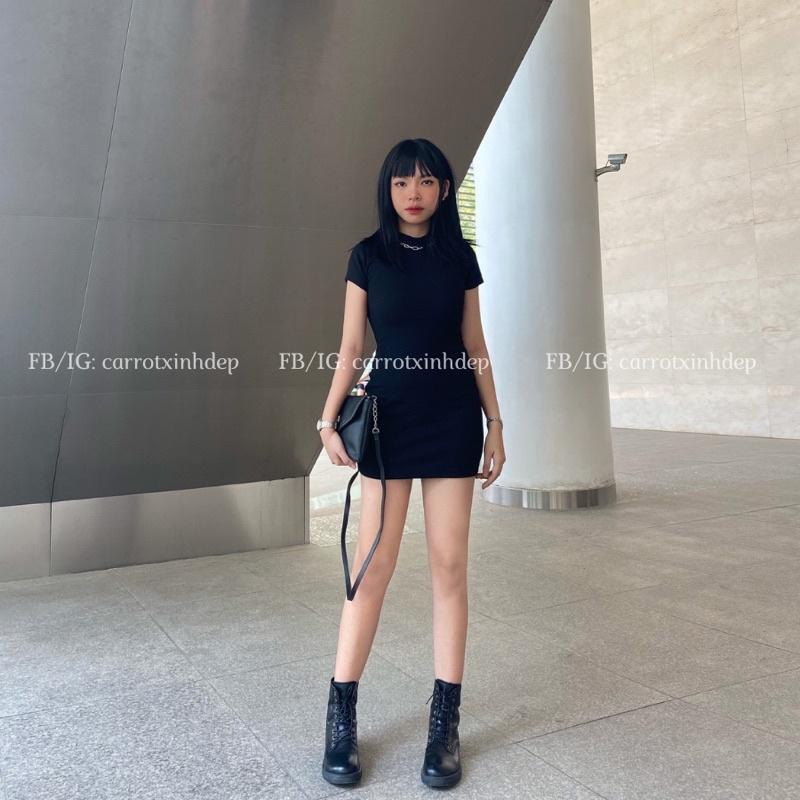 Đầm Đen Body Hở Lưng Sexy Quyến Rũ Thời Trang Năng Động Cá Tính Dễ Thương Carrotxinhdep