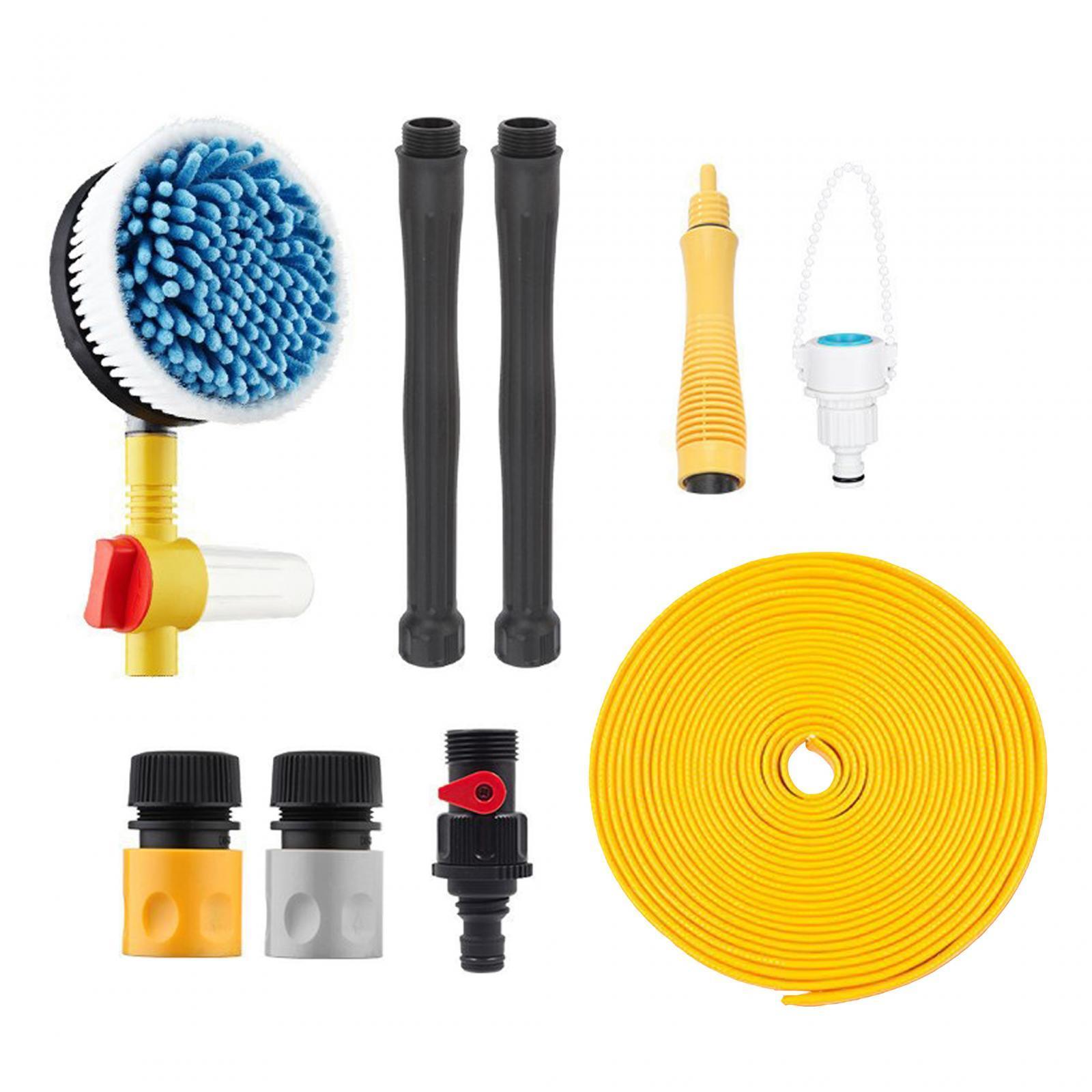 Car Rotary Wash Brush  Cleaning Mop for Glass Garden Sprinkling Tool