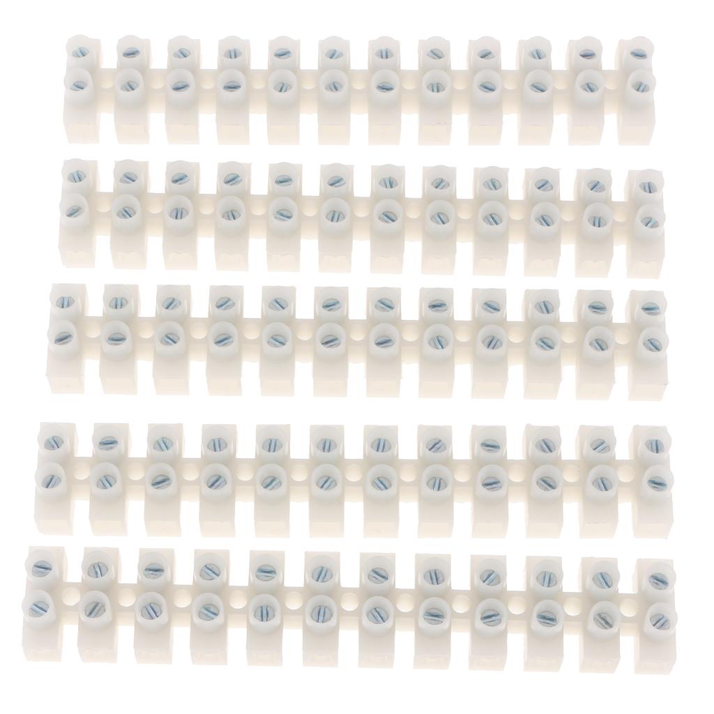 5pcs PA10 Barrier Terminal Strip Block for industry or homeimprovement