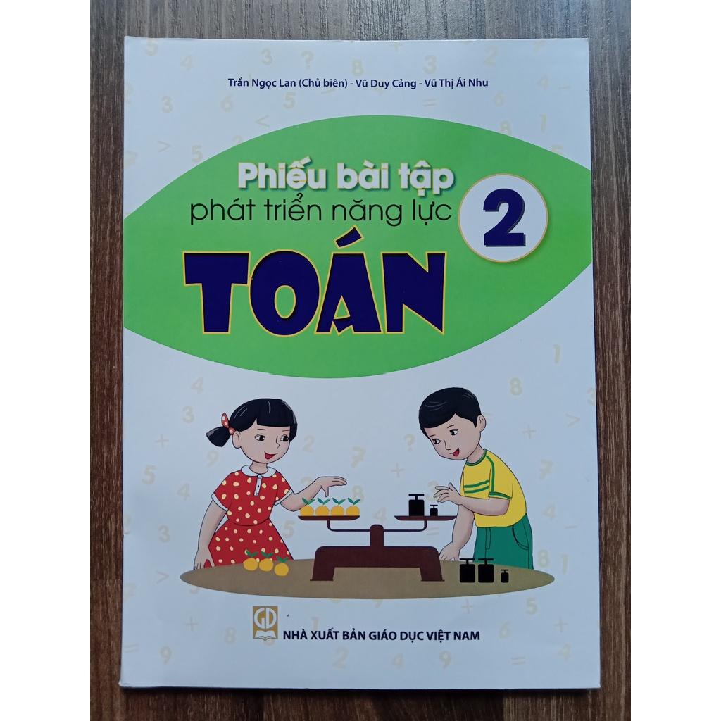 Sách Phiếu bài tập phát triển năng lực Toán lớp 2