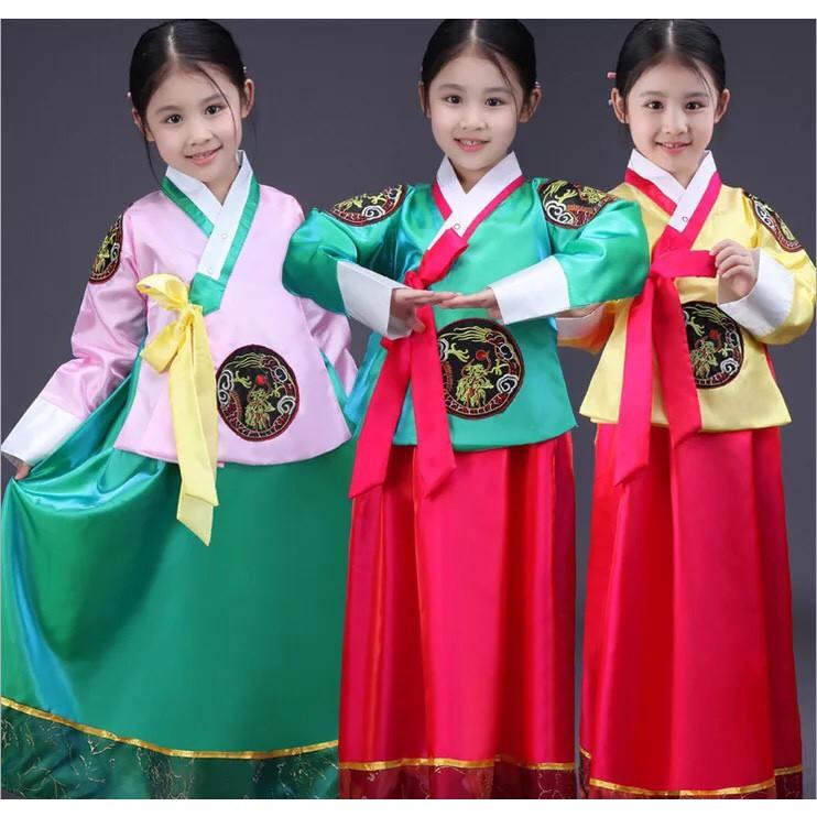 ẢNH THẬT - Trang Phục Truyền Thống Hàn Quốc Hanbok cho bé gái