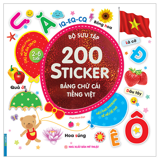 Bộ Sưu Tập 200 Sticker - Bảng Chữ Cái Tiếng Việt