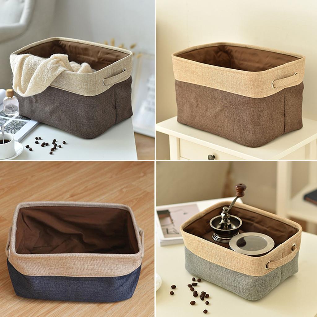 Folding Storage Basket Clothes Laundry Hamper Toys Bucket Organizer