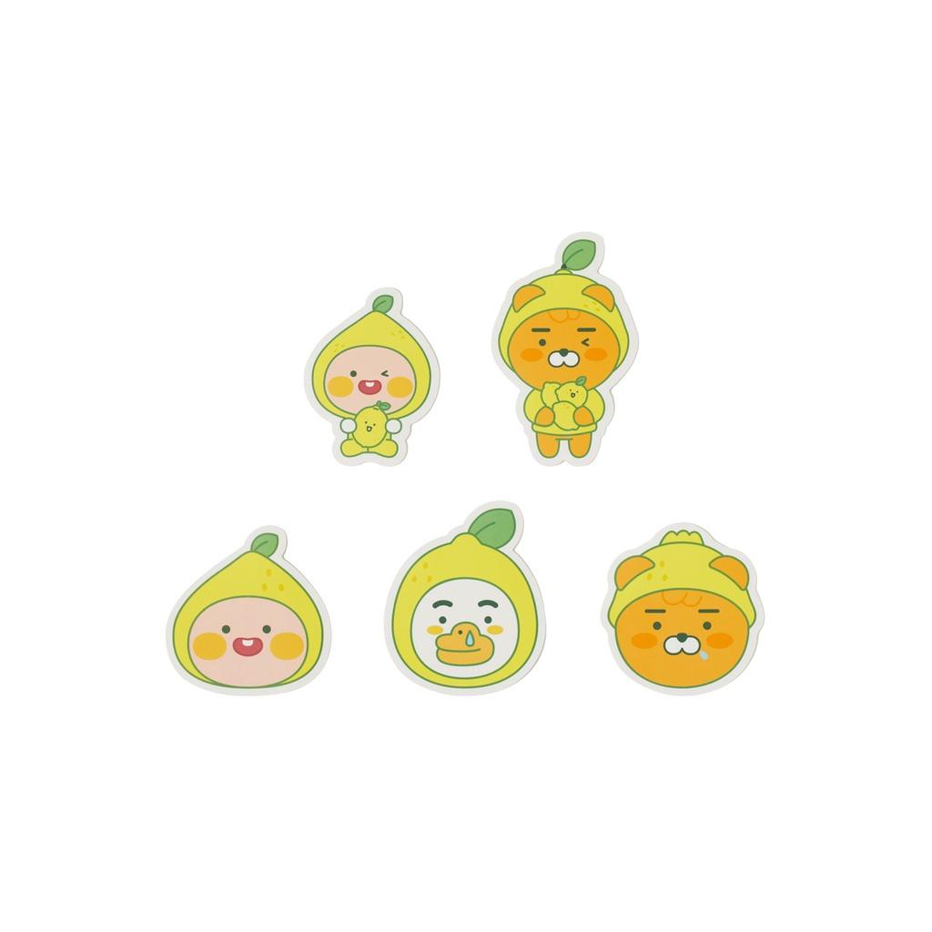 Sticker Dán Sổ Lemon Ryan Kakao Friends Chính Hãng