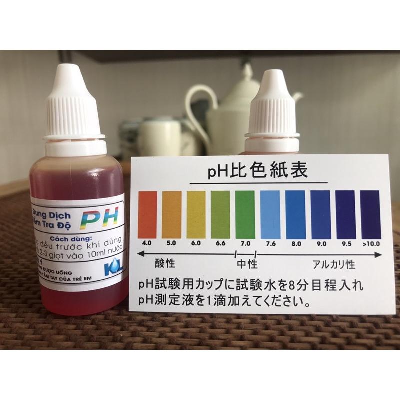 Dung dịch kiểm tra độ PH của nước chài 10ml