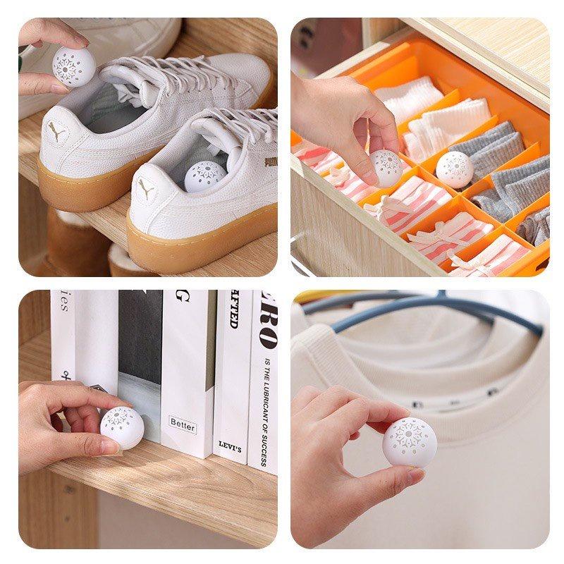 Combo 6 viên thơm khử mùi quần áo, giày dép tiện lợi