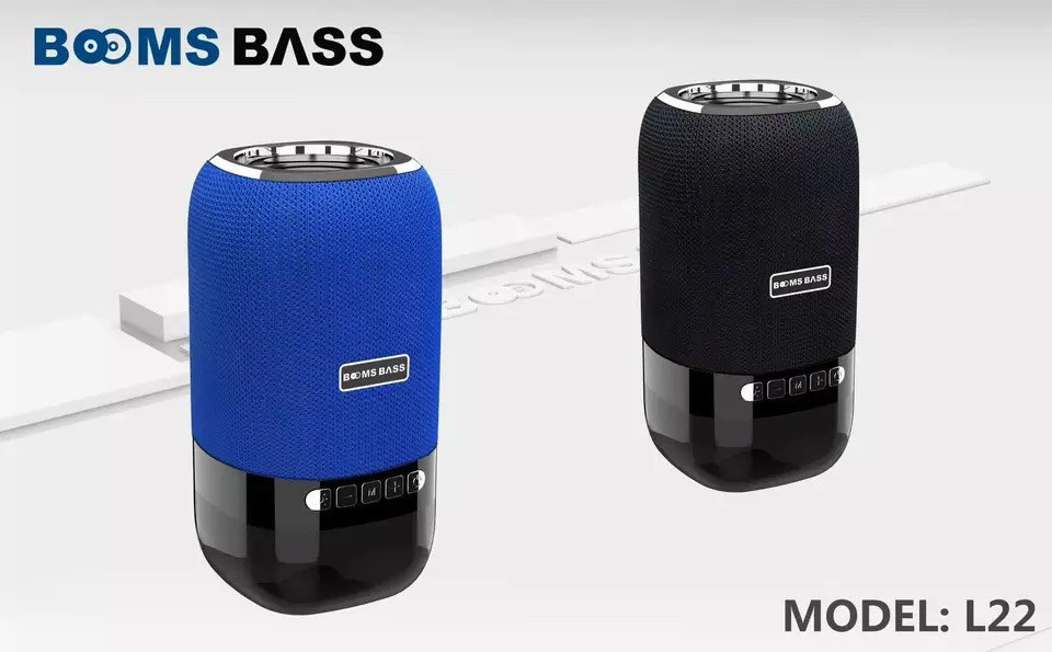 Loa Bluetooth không dây LANTIH Boombass L22, tích hợp đèn led 7 màu có sạc pin 1200mAH – Tặng dây cáp sạc 3 đầu – Thiết kế nhỏ gọn, dễ dàng mang đi – LB00022.CAP0001