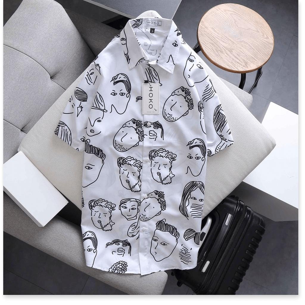 SIÊU PHẦM HOT HÈ ÁO SƠ MI NAM CỰC CHẤT CỰC PHONG CÁCH , HOẠ TIẾT ĐỘC LẠ KME FASHION