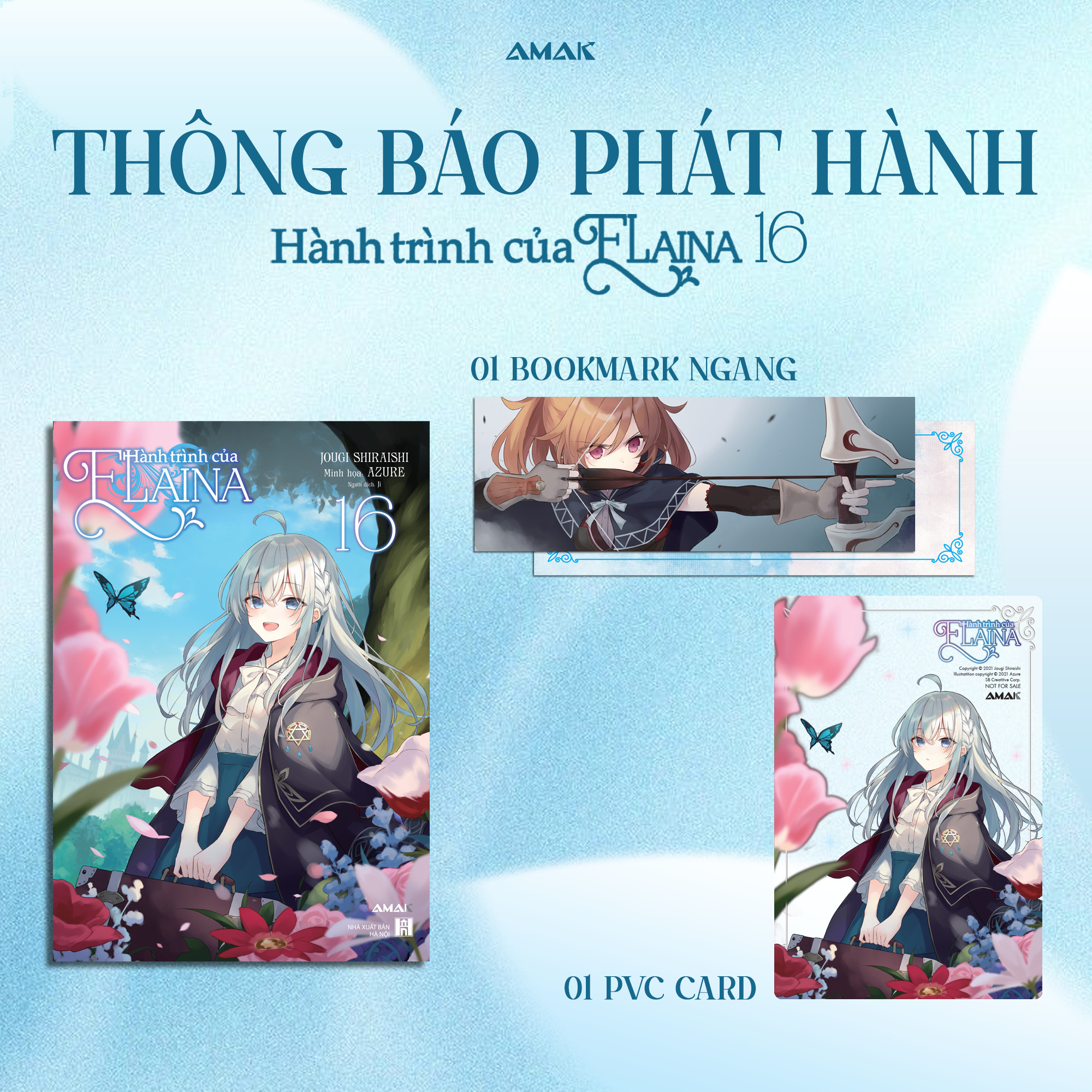 [Light novel] Hành Trình Của Elaina – Tập 16 - Amakbooks