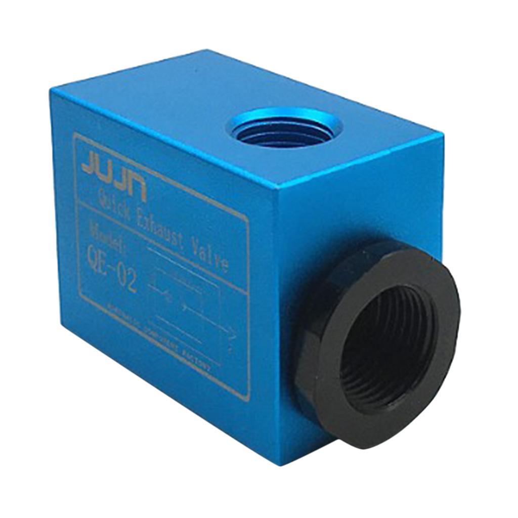 Air Quick Exhaust Control Valve w/Large Ventilation Easy to Install for Air System Control & Movement of Cylinder