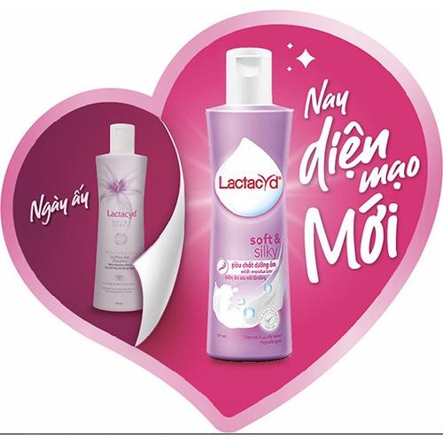 DUNG DỊCH VỆ SINH LACTACYD SOFT &amp; SILKY 250ML