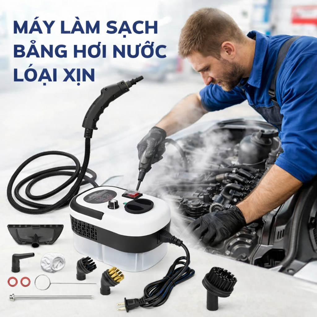 Máy Rửa Khoang Động Cơ Ô Tô Siêu Sạch – Nội Thất, Nhà Bếp, Vệ Sinh Điều Hòa Đánh Bay Mọi Vết Bẩn , vòi nước