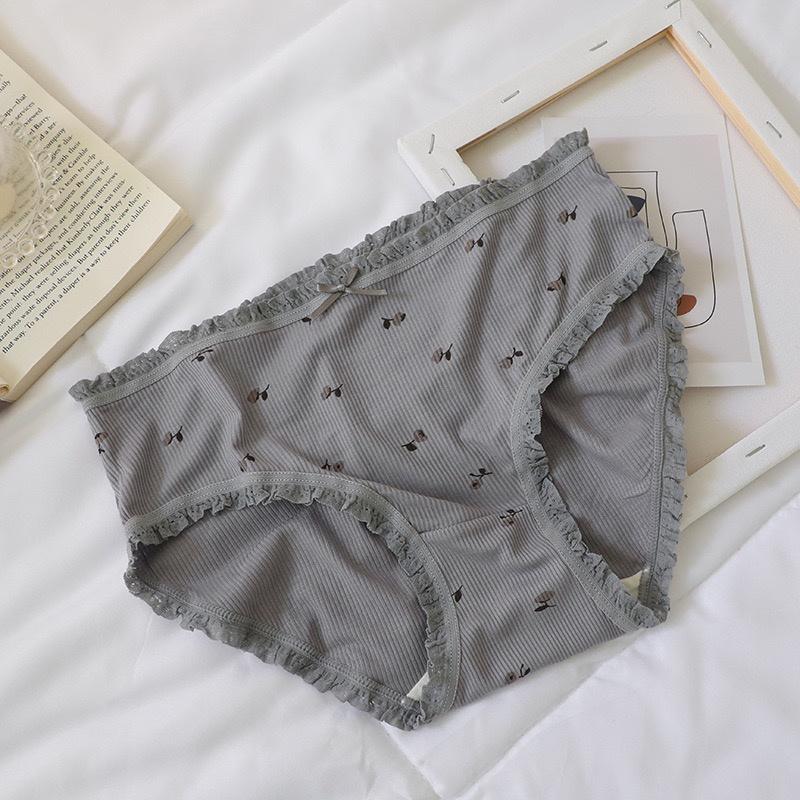 COMBO 5 QUẦN LÓT NỮ COTTON TĂM HOA NHÍ 3358