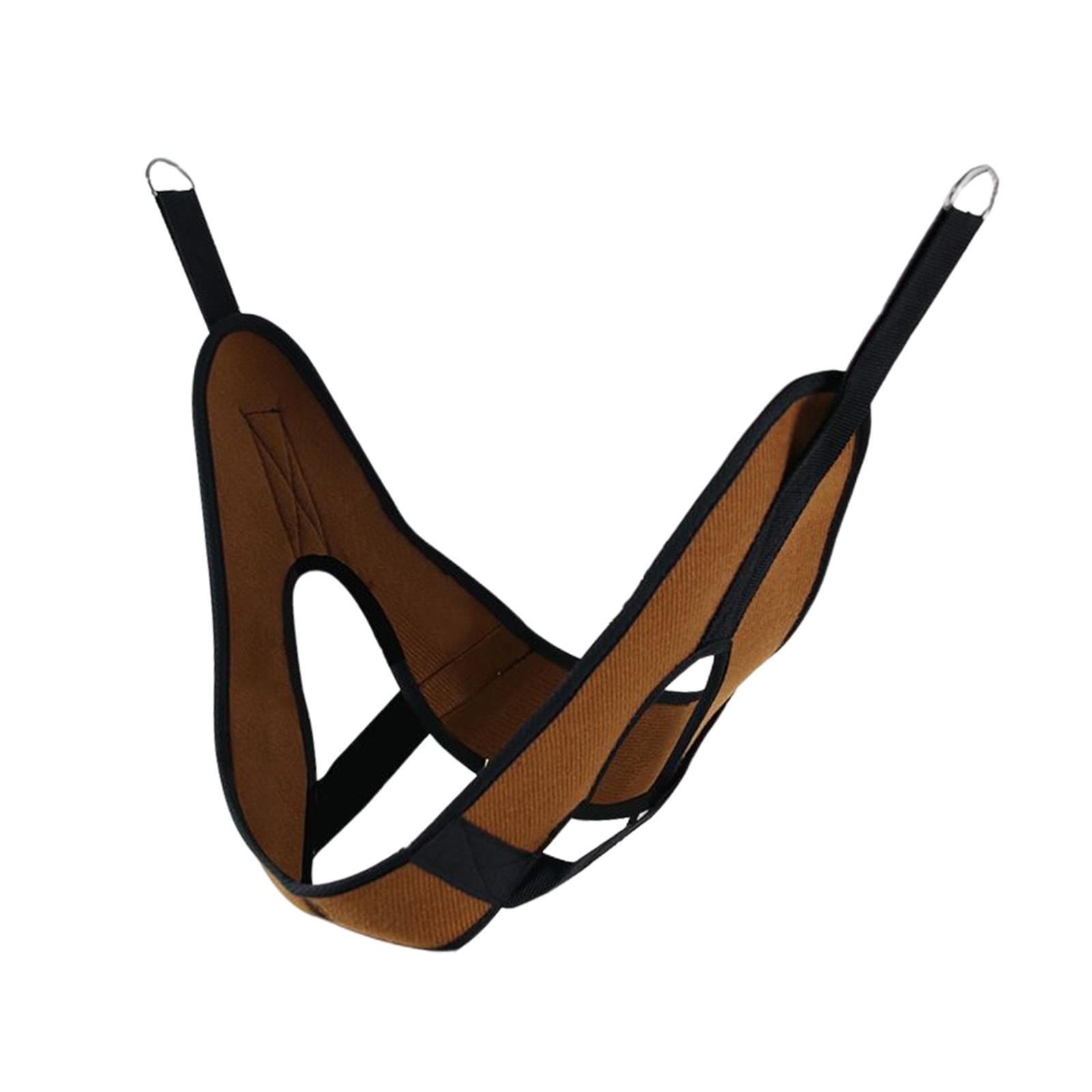 Neck Cervical Traction Device Belt Spinal over Door Chin Cover