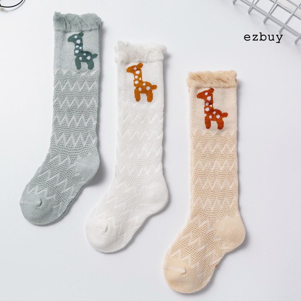 Set 3 Đôi Vớ Cotton Thoáng Khí Dễ Thương Cho Bé