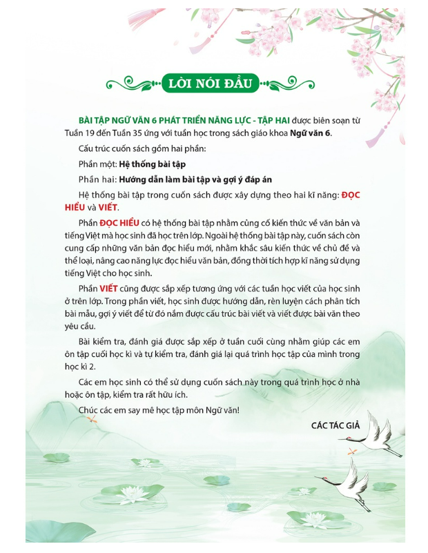 Sách - Combo Bài tập Ngữ Văn 6 Phát triển năng lực - Tập 1 + 2