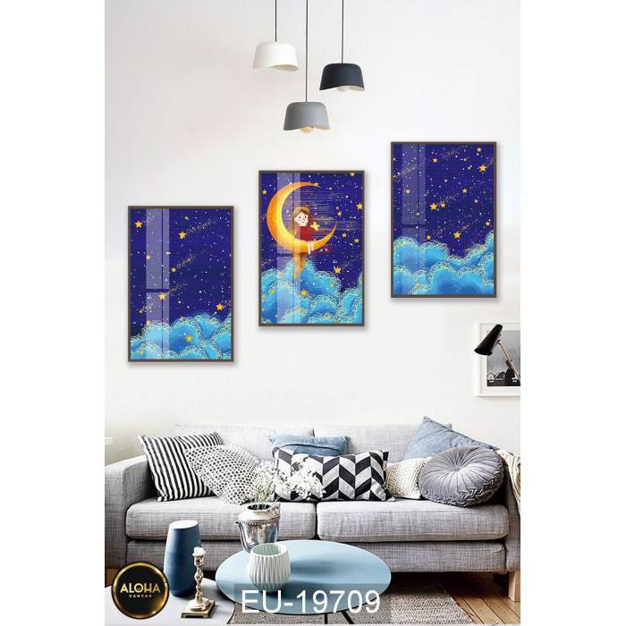 Tranh Canvas Treo Tường Hiện Đại Phòng Ngủ Phòng Khách Cầu Thang Phòng Bếp Giá Rẻ