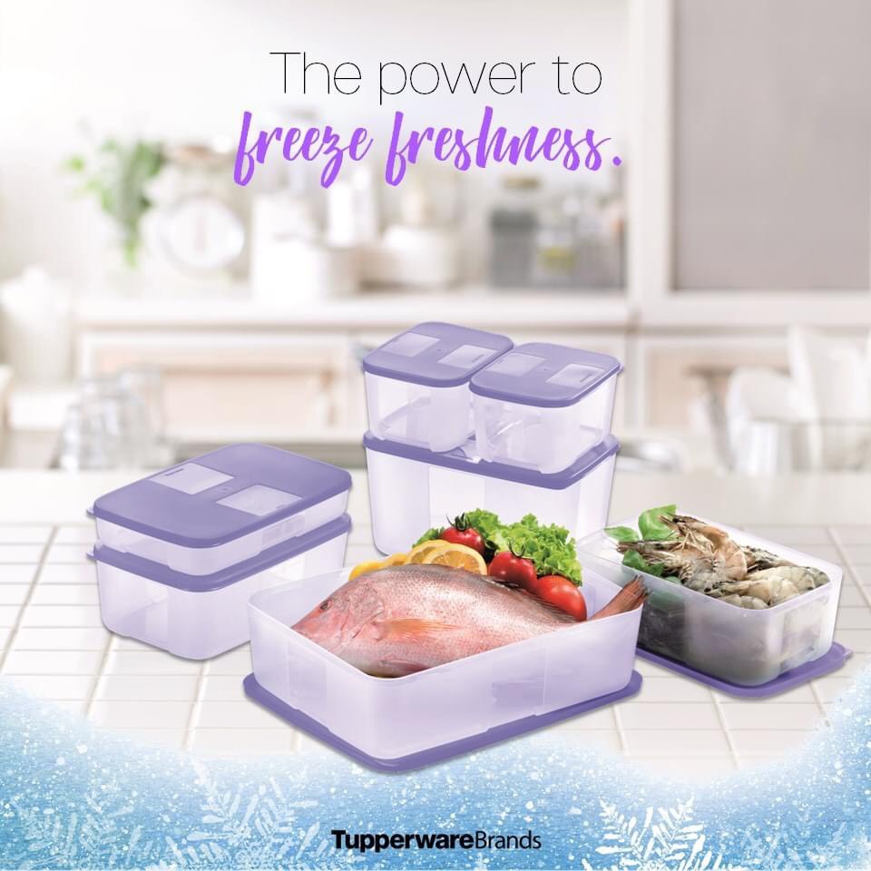 Bộ hộp trữ đông Freezermate Essential Set 7 TUPPERWARE CHÍNH HÃNG