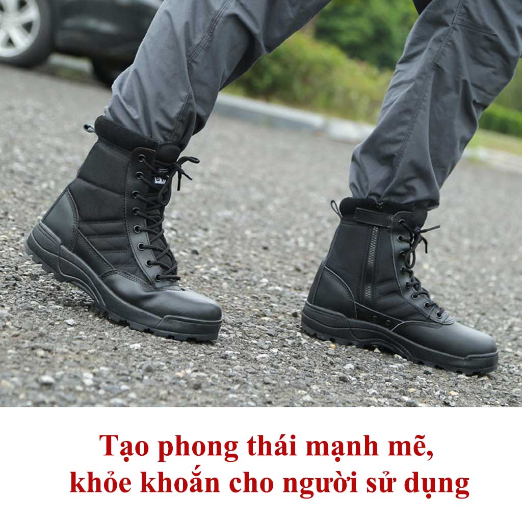 Giày Nam Cổ Cao, Sneaker Nam Cổ Cao Chuyên Phượt