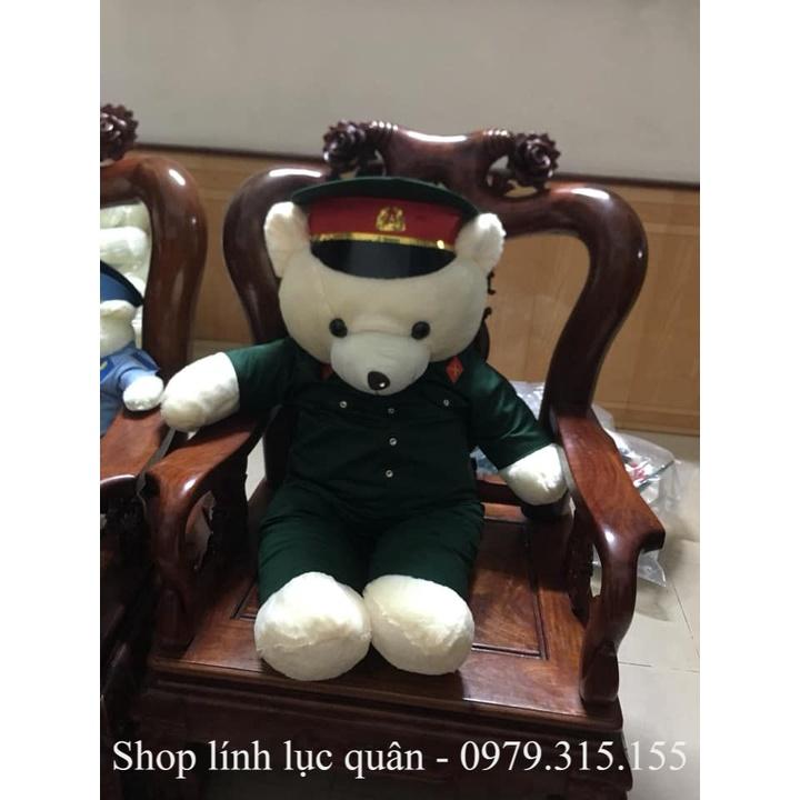 Gấu bông Quân đội Bộ đội Lục quân 1.2m