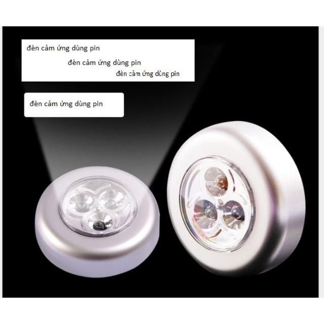 ĐÈN LED TRÒN CẢM ỨNG BẰNG PIN