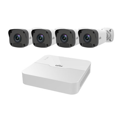 Bộ Kit 4 kênh Camera IP PoE UNV KIT/301-04LB-P4/4*2122LR3- PF40-E