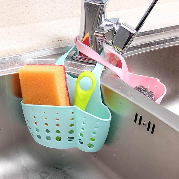 GIỎ ĐỰNG ĐỒ TREO BỒN RỬA CHÉN / GIỎ NHỰA ĐỰNG GIẺ RỬA BÁT ĐĨA CÓ THỂ ĐIỀU CHỈNH TIỆN LỢI