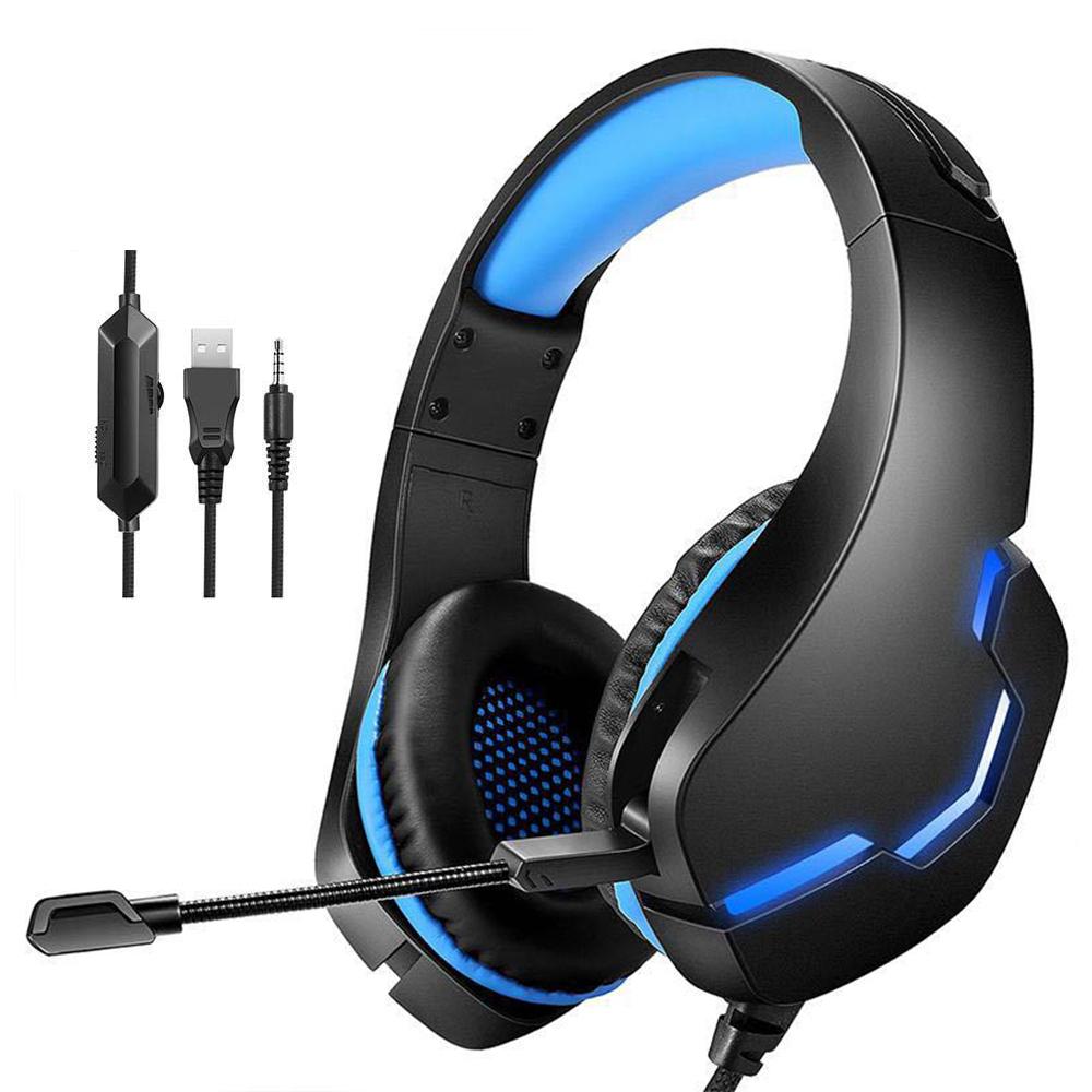 2021 Trò Chơi Mới Tai Nghe Tai Nghe Chơi Game Bass Stereo Trên Đầu Tai Nghe Máy Tính Laptop Micro Có Dây Tai Nghe Cho Máy Tính PS4 xbox