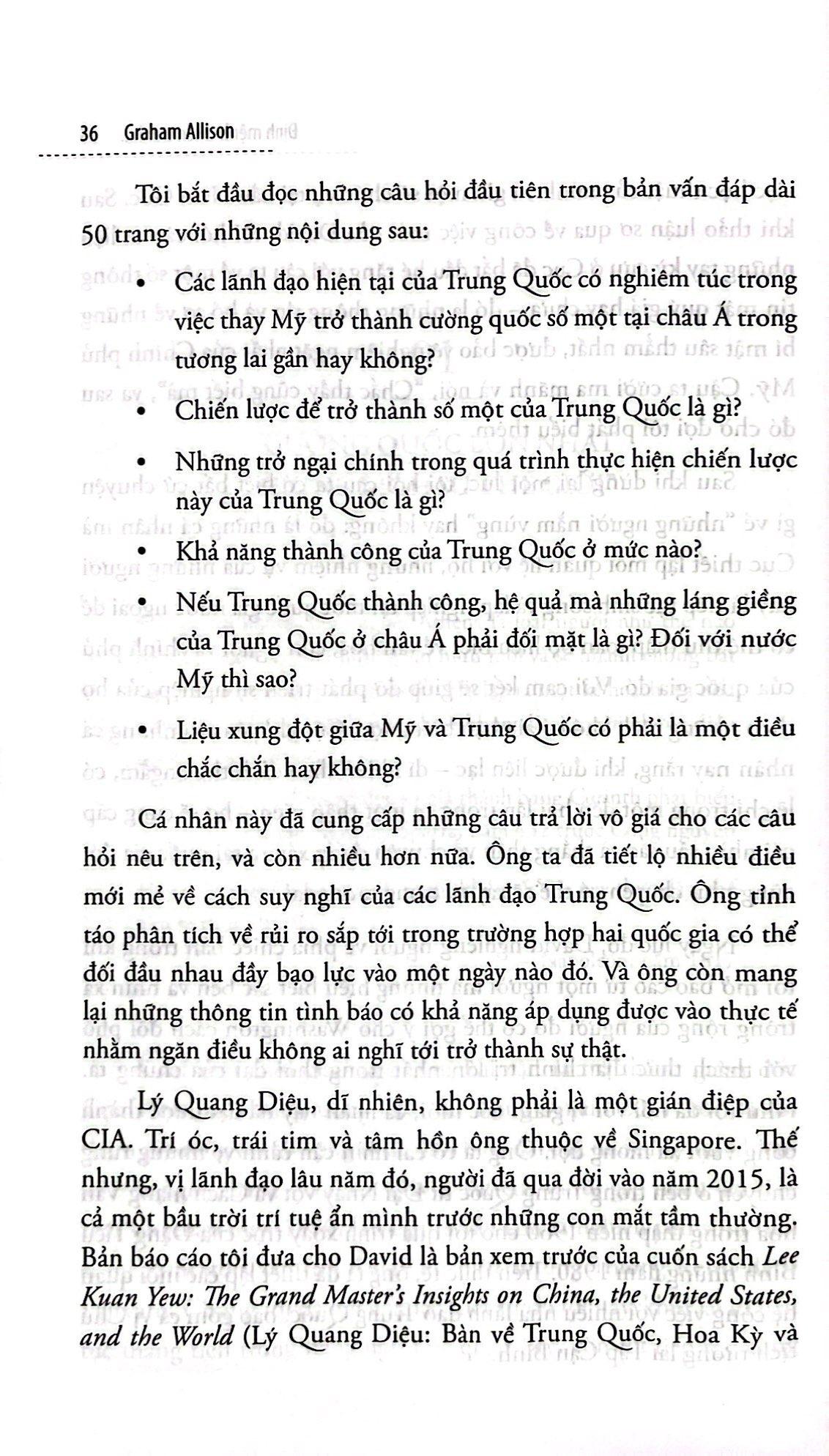 Định Mệnh Chiến Tranh - Liệu Mỹ Và Trung Quốc Có Tránh Được Bẫy Thucydides?